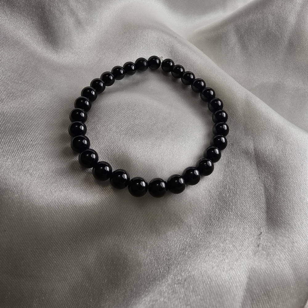 Genuine Black Tourmaline Crystal Bracelet | Ultimate Protection & Grounding
